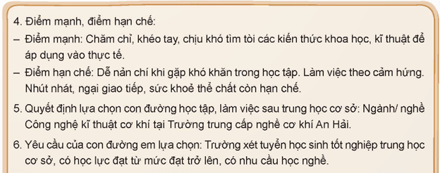 HĐTN 9 Bài 2: Rèn luyện, phát triển bản thân theo yêu cầu của định hướng nghề nghiệp | Kết nối tri thức | Giải Hoạt động trải nghiệm 9