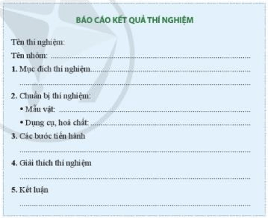 Lý thuyết KHTN 7 Cánh diều Bài 20: Thực hành về quang hợp ở cây xanh