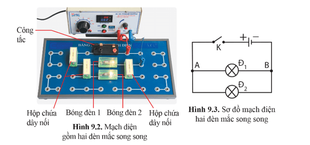 Lý thuyết KHTN 9 Bài 9: Đoạn mạch song song | Cánh diều