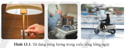 Mọi hoạt động trong cuộc sống hằng ngày đều cần tới năng lượng hình 13.1