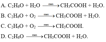 Trắc nghiệm KHTN 9 Bài 24: Acetic acid | Cánh diều