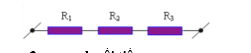 Vẽ sơ đồ một đoạn mạch điện gồm ba điện trở mắc nối tiếp