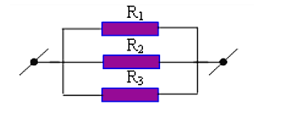 Vẽ sơ đồ một đoạn mạch điện gồm ba điện trở mắc song song