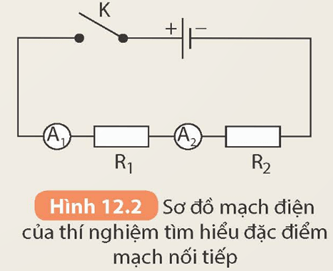 Thí nghiệm tìm hiểu đặc điểm của đoạn mạch nối tiếp Chuẩn bị Nguồn điện một chiều 12 V