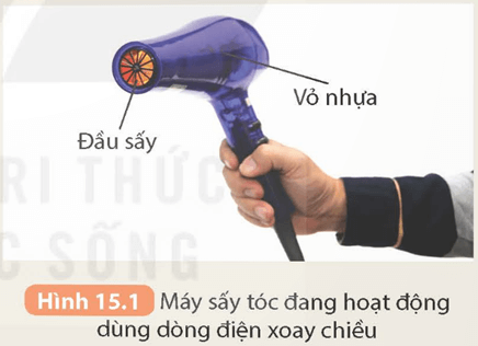 Quan sát Hình 15.1 và cho biết Cảm giác của tay thế nào khi chạm vào vỏ nhựa