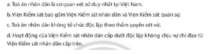 Tòa án nhân dân là cơ quan xét xử duy nhất tại Việt Nam