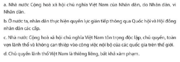 Em đồng tình hay không đồng tình với những nhận định sau đây