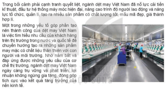 Điều gì đã giúp cho ngành dệt may Việt Nam ngày càng trụ vững và phát triển