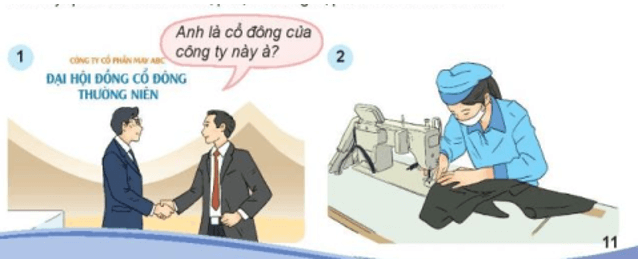 Các nhân vật trong các bức tranh và anh Q tham gia vào nền kinh tế