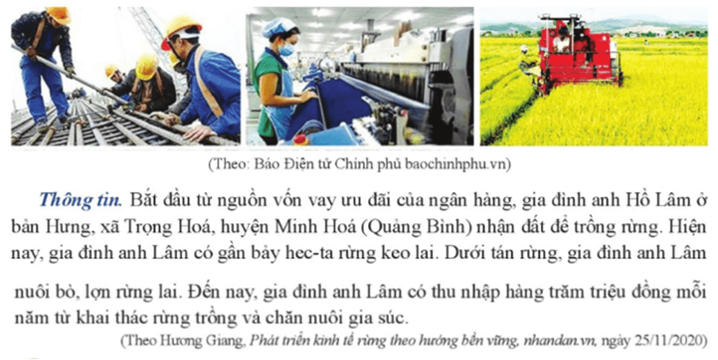 Người lao động tham gia lao động vào các ngành nghề đó nhằm mục đích gì