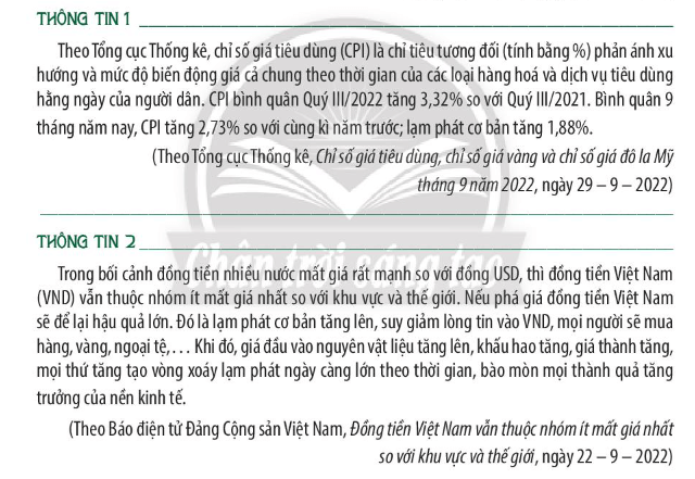 Giá cả hàng hóa dịch vụ sức mua và giá trị đồng tiền thay đổi như thế nào