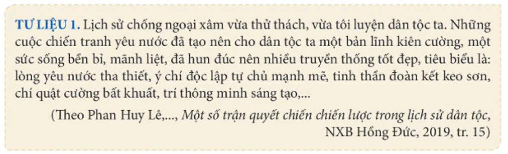 Phân tích vai trò và ý nghĩa lịch sử của chiến tranh bảo vệ Tổ quốc trong lịch sử Việt Nam