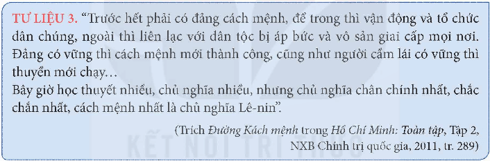 Khai thác thông tin và Tư liệu 3 trong mục trình bày quá trình chuẩn bị về chính trị tư tưởng