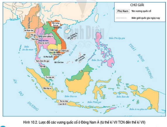 Tóm tắt lý thuyết Lịch sử lớp 6 Chương 4: Đông Nam Á (Từ những thế kỉ tiếp giáp công nguyên đến thế kỉ X) | Cánh diều