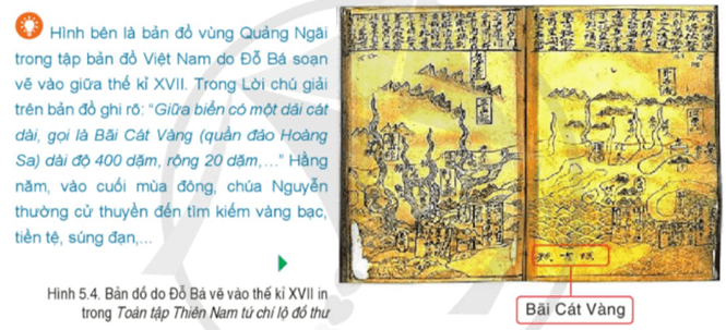 Đọc thông tin, tư liệu và quan sát hình 5.4, trình bày quá trình các chúa Nguyễn