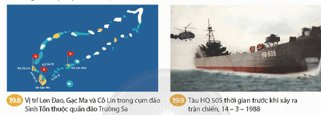 Hãy trình bày những sự kiện chủ yếu đã diễn ra trong cuộc chiến đấu bảo vệ chủ quyền biển đảo của Việt Nam vào năm 1988