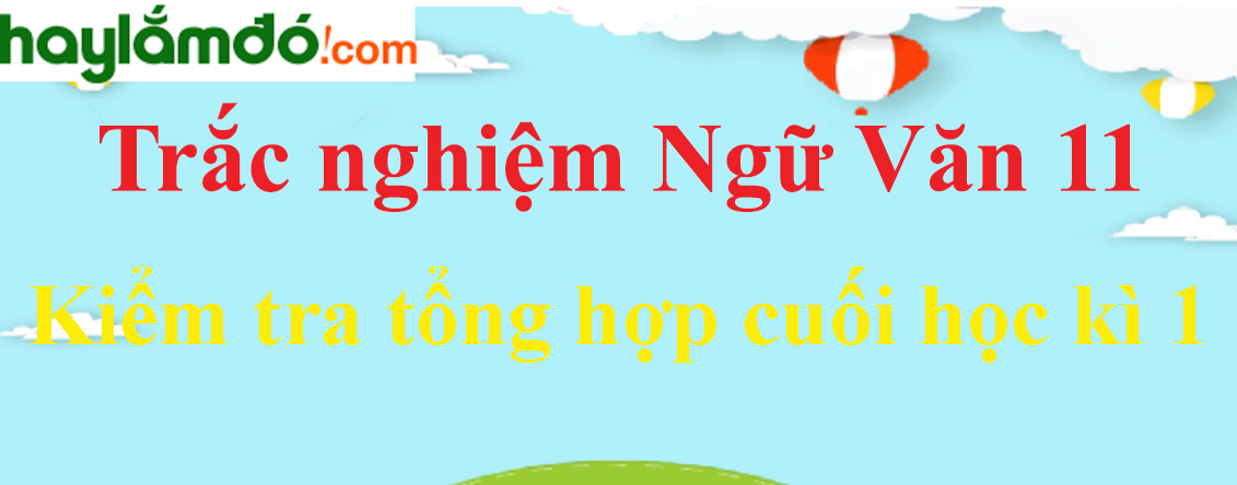 Trắc nghiệm Kiểm tra tổng hợp cuối học kì 1 có đáp án