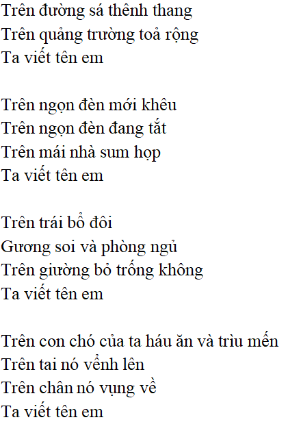 Bài thơ: Tự do (P.Ê-luy-a): nội dung, dàn ý phân tích, bố cục, tác giả