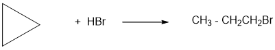 CH<sub>2</sub>=CH–CH<sub>3</sub> + HBr → CH<sub>3</sub>-CHBr–CH<sub>3</sub> | Cân bằng phương trình hóa học