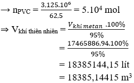 2CH<sub>4</sub> → C<sub>2</sub>H<sub>2</sub> + 3H<sub>2</sub> | Cân bằng phương trình hóa học