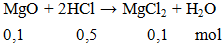 Mg(OH)2 → MgO + H2O ↑ | Cân bằng phương trình hóa học