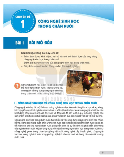 Chuyên đề Công nghệ 11 Kết nối tri thức pdf