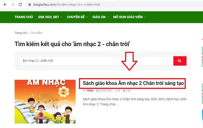 Sách Âm nhạc lớp 2 Chân trời sáng tạo | Xem online, tải PDF