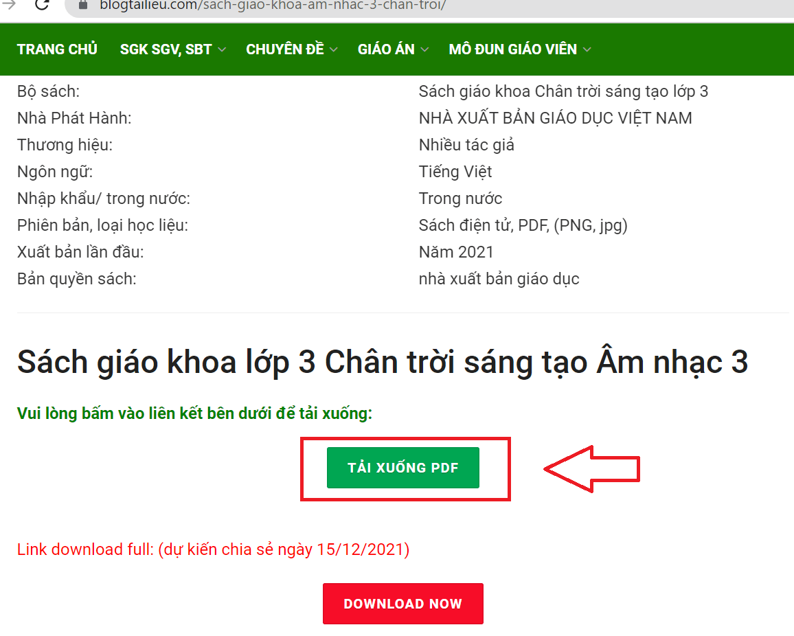 Sách Âm nhạc lớp 3 Chân trời sáng tạo | Xem online, tải PDF