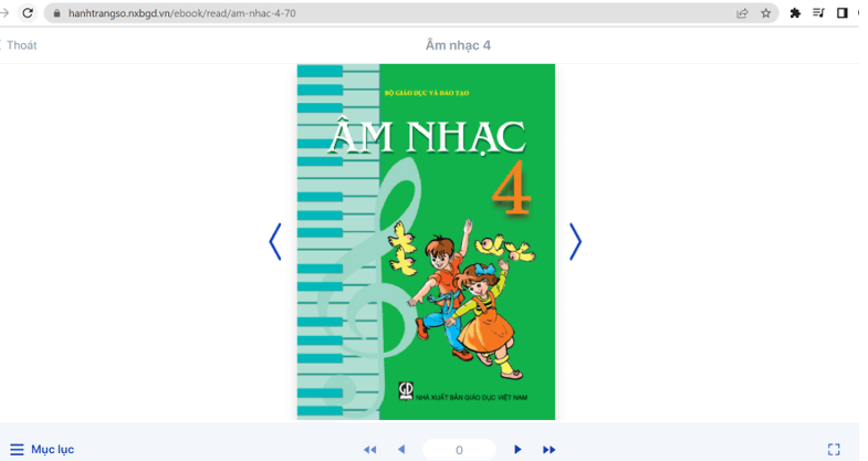 Sách Âm nhạc lớp 4 | Xem online, tải PDF (ảnh 1)