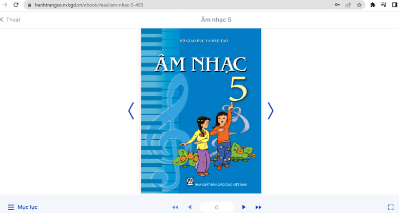 Sách Âm nhạc lớp 5 | Xem online, tải PDF (ảnh 1)