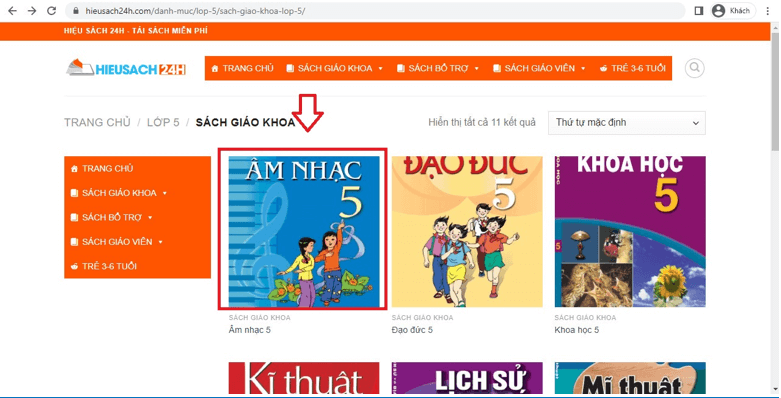 Sách Âm nhạc lớp 5 | Xem online, tải PDF (ảnh 1)