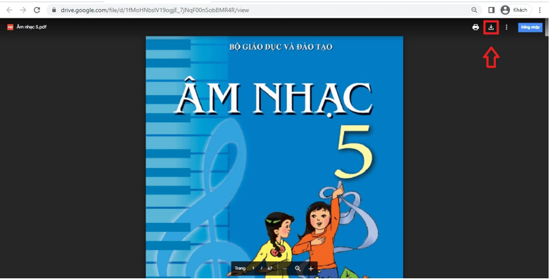 Sách Âm nhạc lớp 5 | Xem online, tải PDF (ảnh 1)