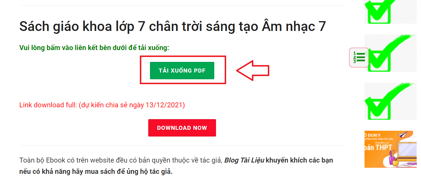 Sách Âm nhạc lớp 7 Chân trời sáng tạo | Xem online, tải PDF