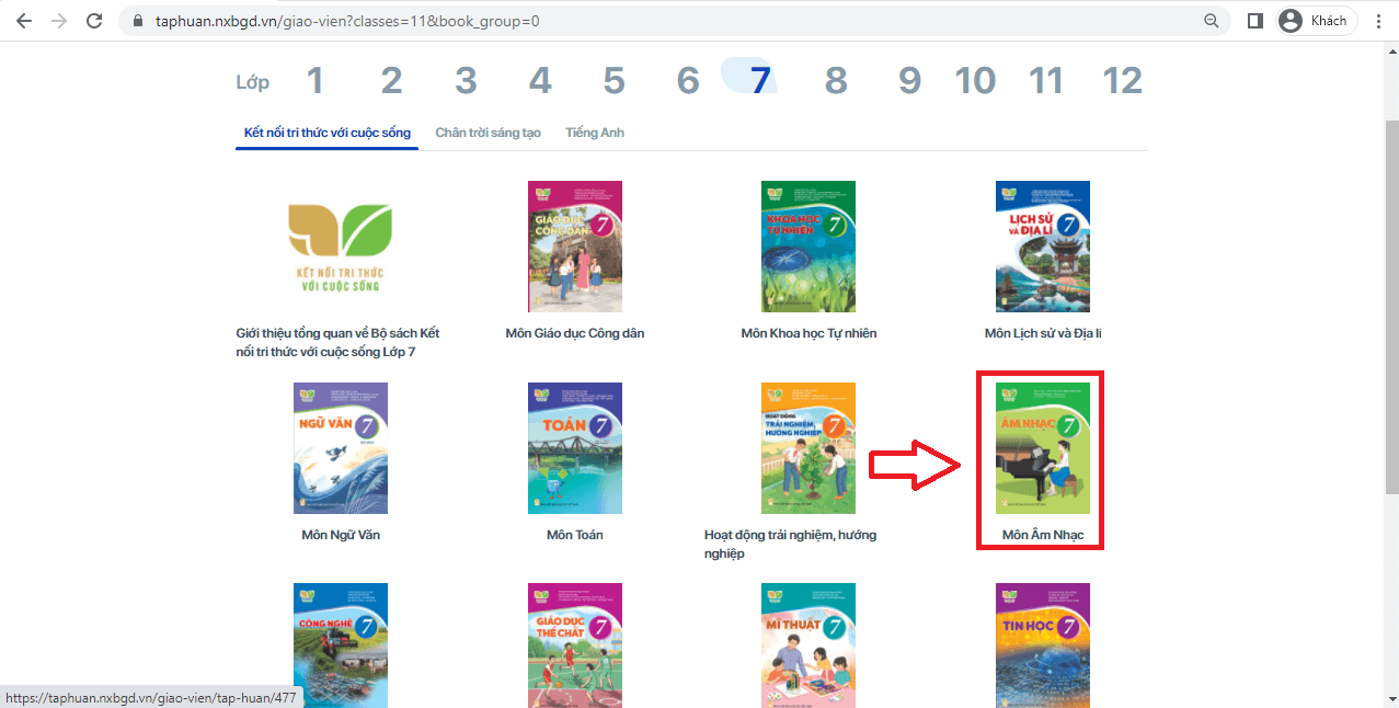 Sách Âm nhạc lớp 7 Kết nối tri thức | Xem online, tải PDF