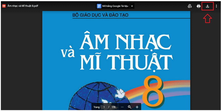 Sách Âm nhạc và Mĩ thuật lớp 8 | Xem online, tải PDF (ảnh 1)