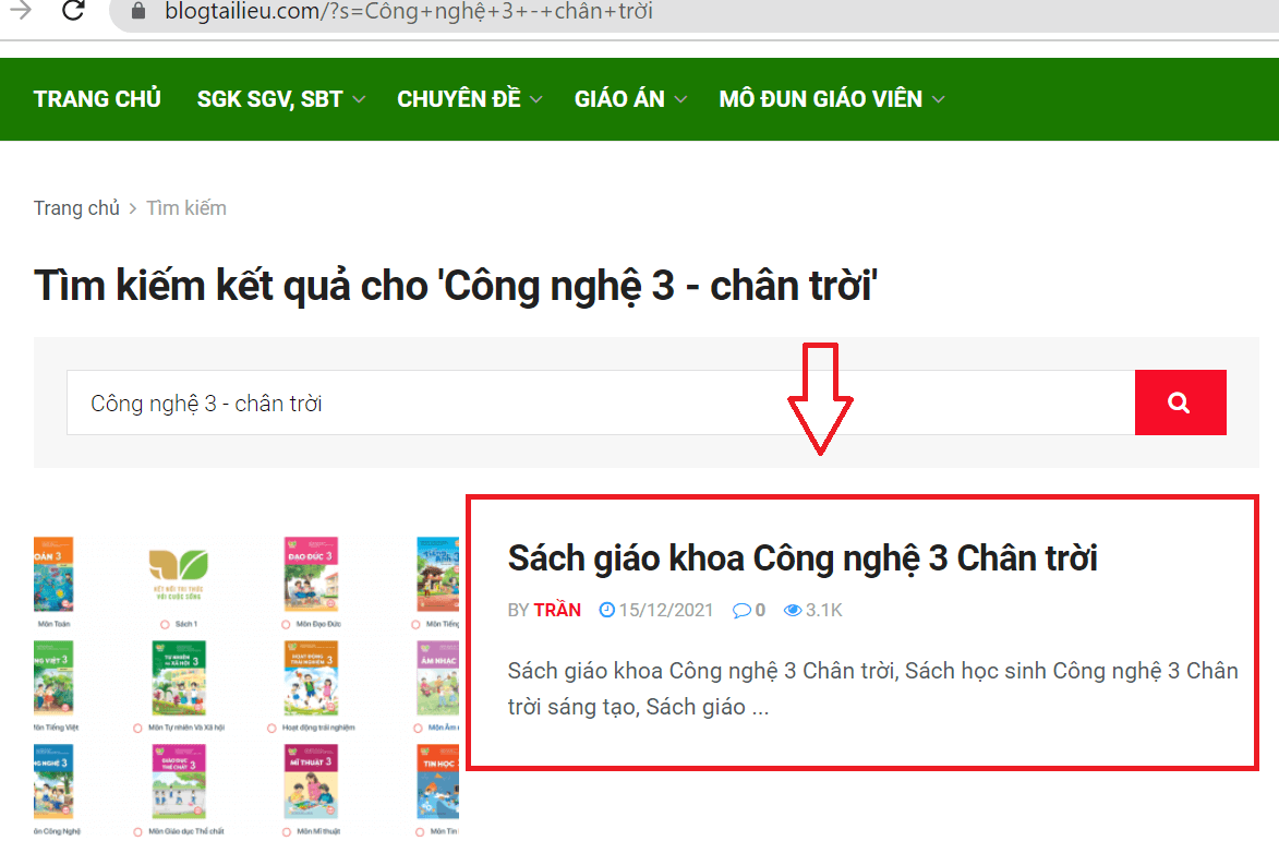 Sách Công nghệ lớp 3 Chân trời sáng tạo | Xem online, tải PDF