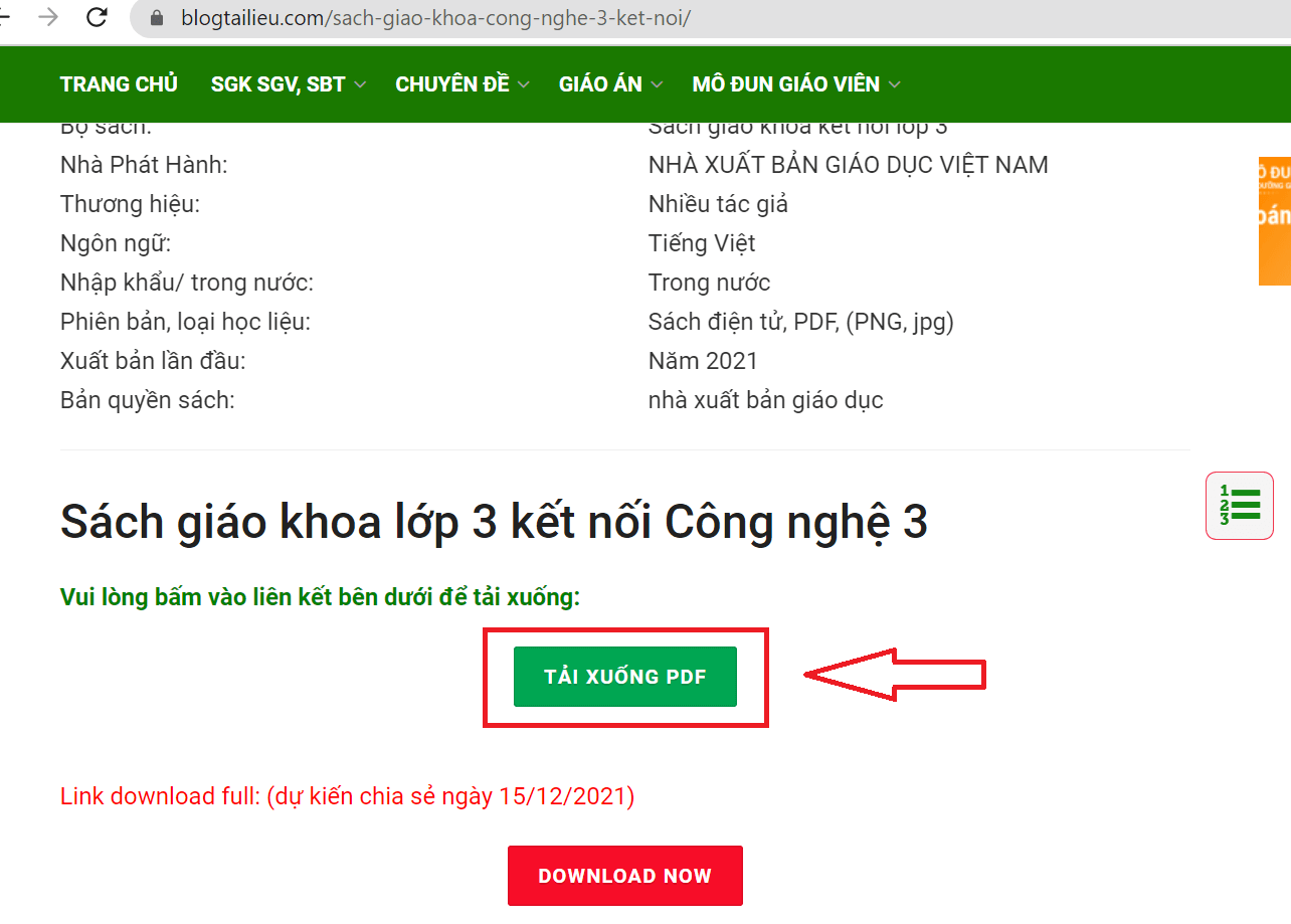 Sách Công nghệ lớp 3 Kết nối tri thức | Xem online, tải PDF