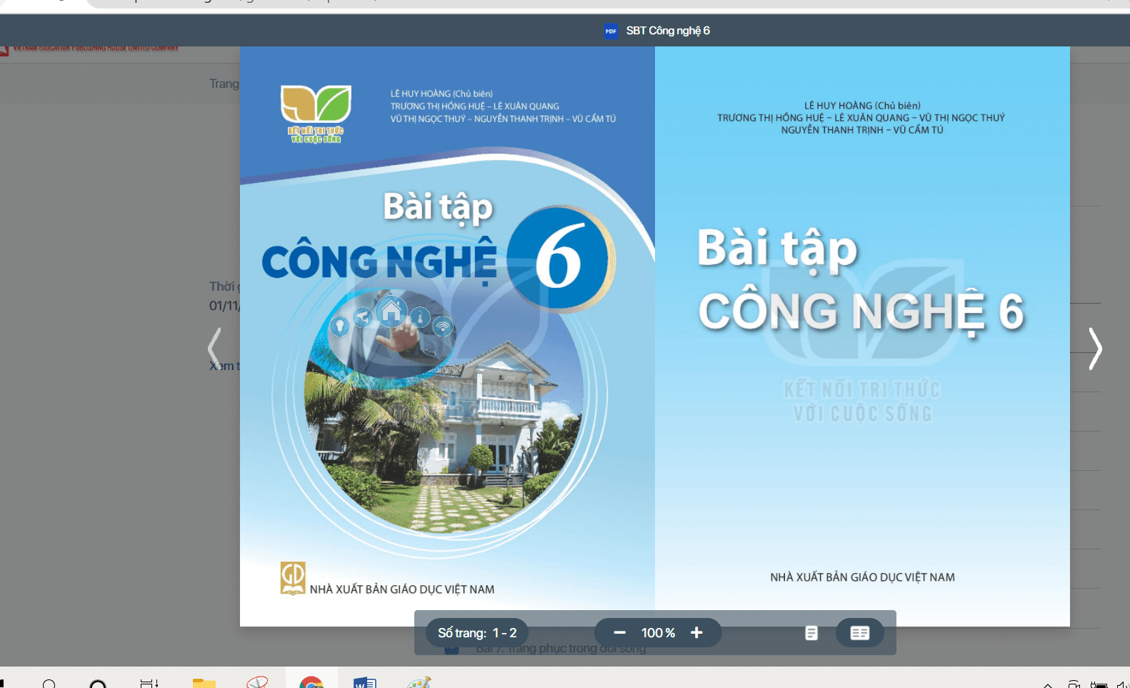 Sách Công nghệ lớp 6 Kết nối tri thức với cuộc sống | Xem online, tải PDF