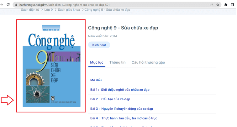 Sách Công nghệ lớp 9 | Xem online, tải PDF (ảnh 1)