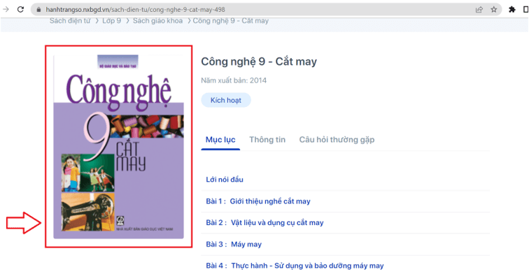 Sách Công nghệ lớp 9 | Xem online, tải PDF (ảnh 1)