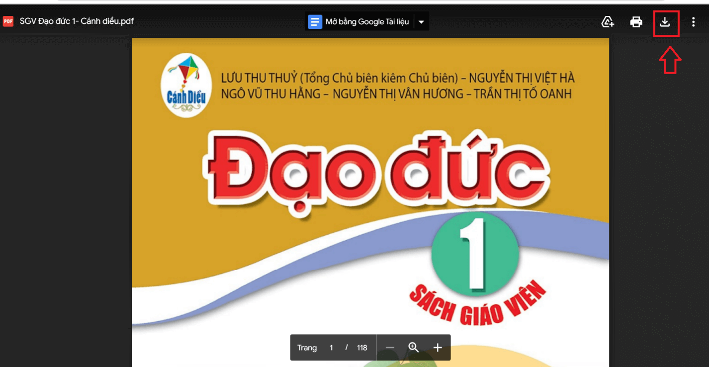 Sách Đạo đức lớp 1 Cánh diều | Xem online, tải PDF