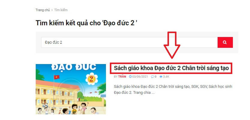 Sách Đạo đức lớp 2 Chân trời sáng tạo | Xem online, tải PDF