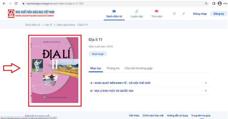 Sách Địa lí lớp 11 | Xem online, tải PDF (ảnh 1)
