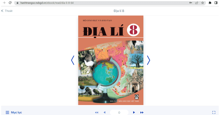 Sách Địa lí lớp 8 | Xem online, tải PDF (ảnh 1)