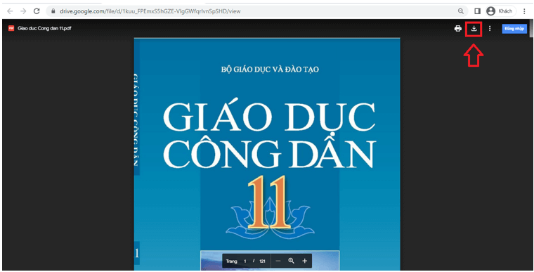 Sách Giáo dục công dân lớp 11 | Xem online, tải PDF (ảnh 1)