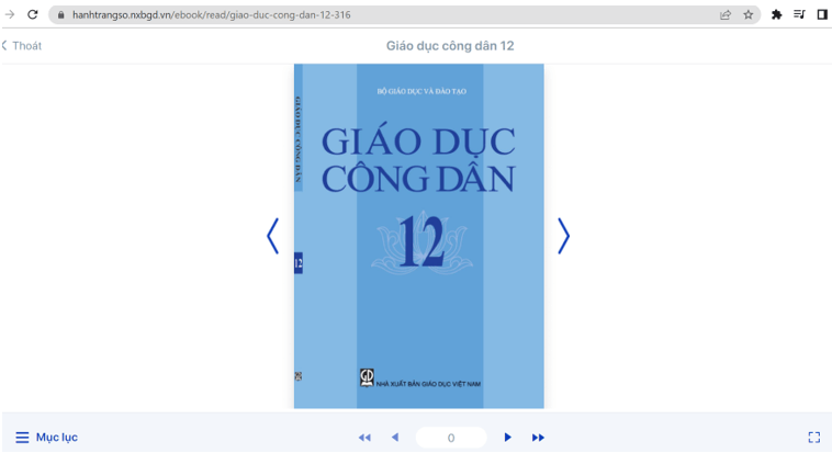 Sách Giáo dục công dân lớp 12 | Xem online, tải PDF (ảnh 1)