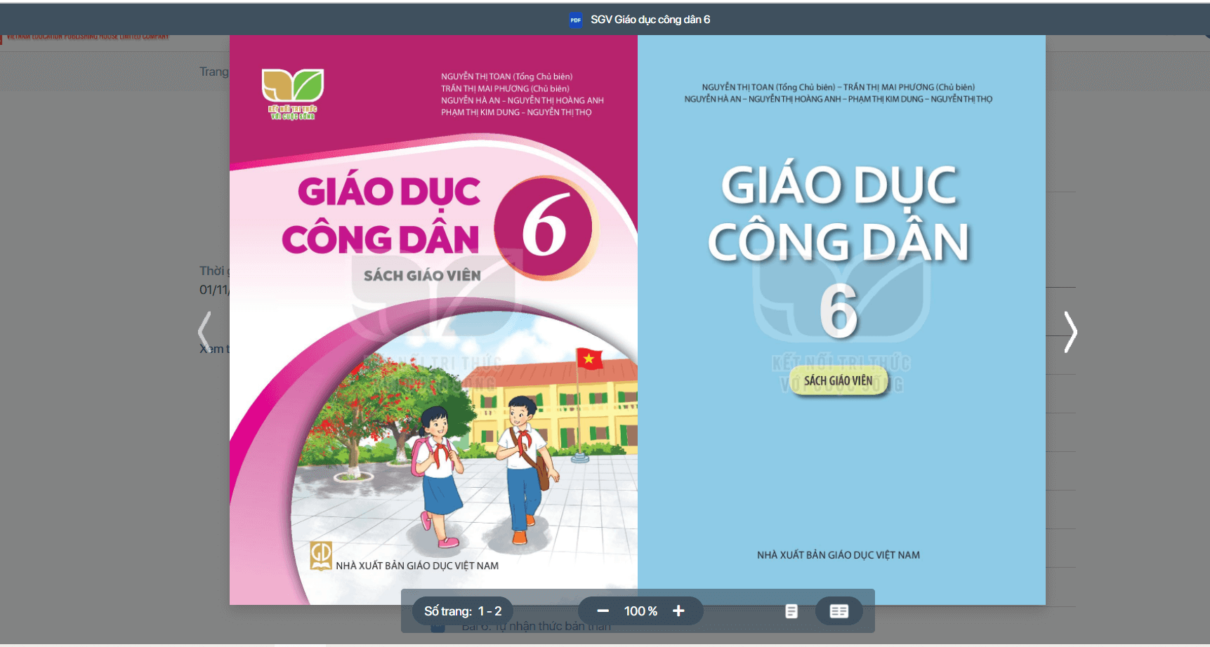 Sách Giáo dục công dân lớp 6 Kết nối tri thức với cuộc sống | Xem online, tải PDF