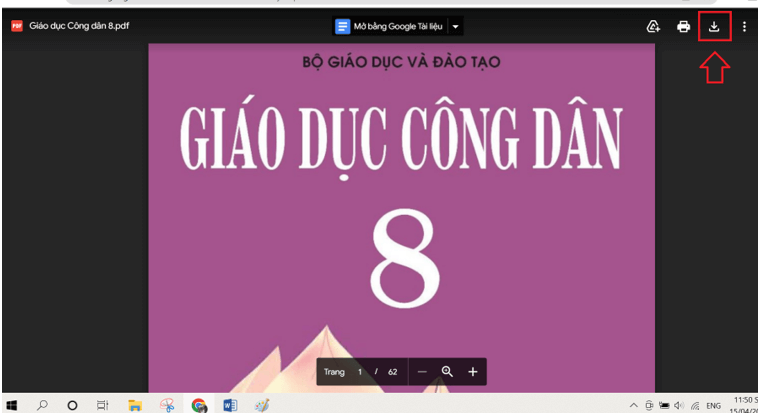 Sách Giáo dục công dân lớp 8 | Xem online, tải PDF (ảnh 1)