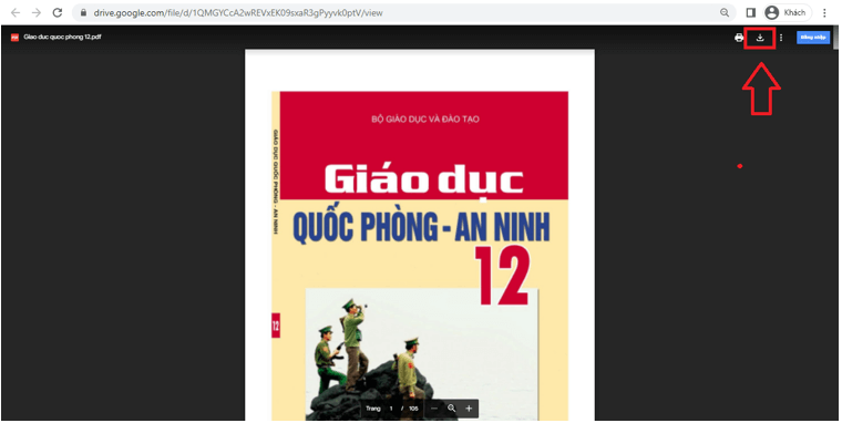 Sách Giáo dục quốc phòng - an ninh lớp 12 | Xem online, tải PDF (ảnh 1)