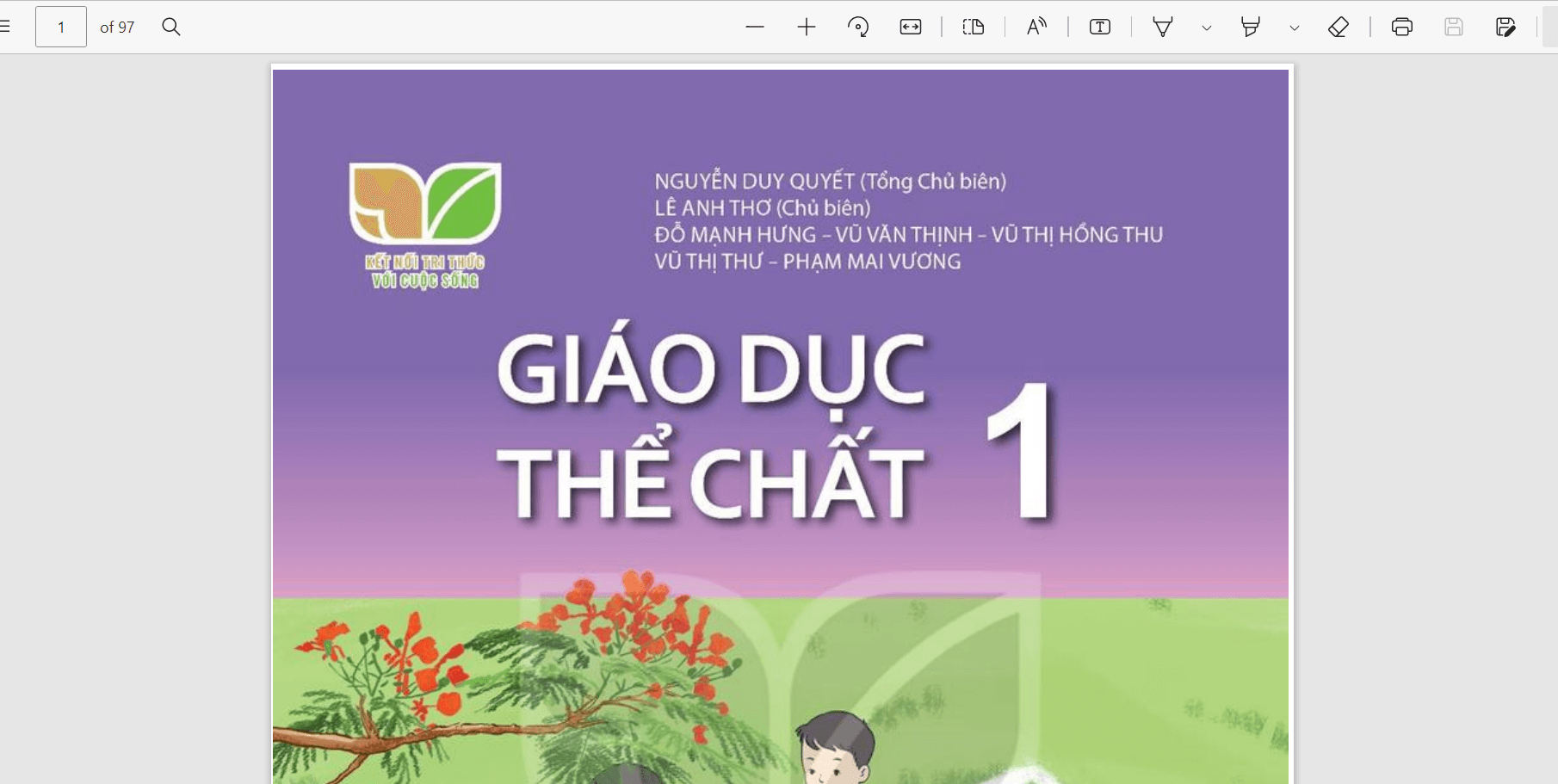 Sách Giáo dục thể chất lớp 1 Kết nối tri thức | Xem online, tải PDF